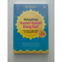 Image of Dahsyatnya ibadah-ibadah siang hari